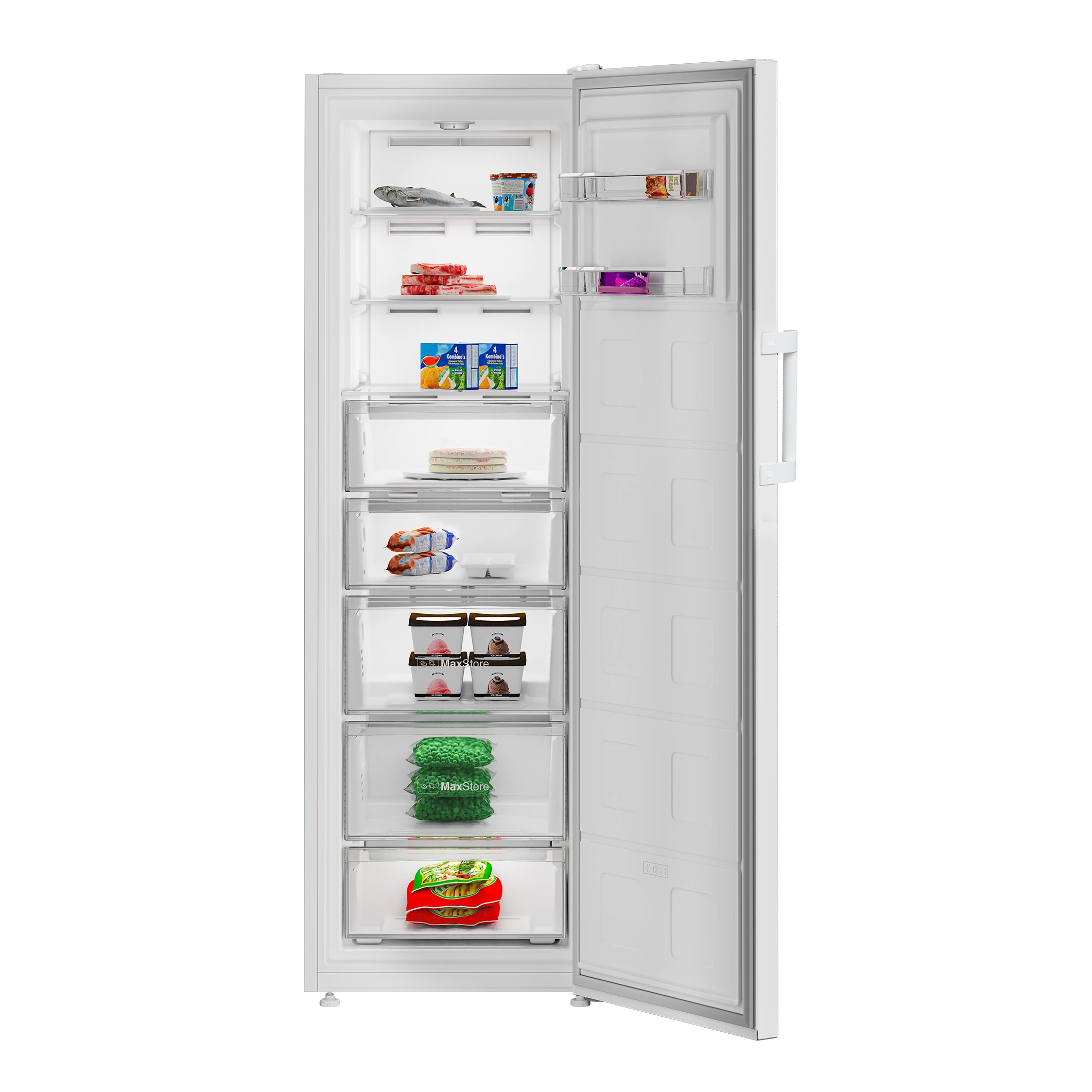 Altus AL 809 NFE buzdolabı kapak açık