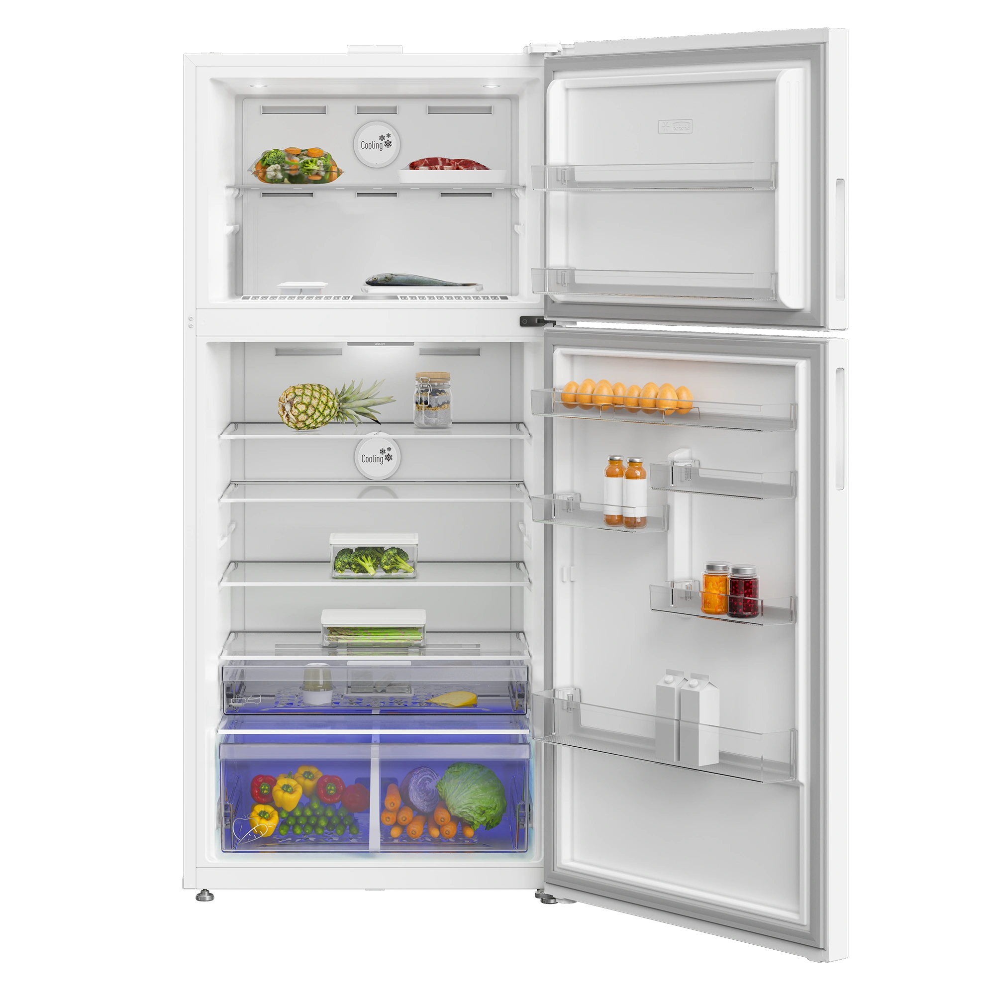 Altus AL 376 XE buzdolabı kapak açık