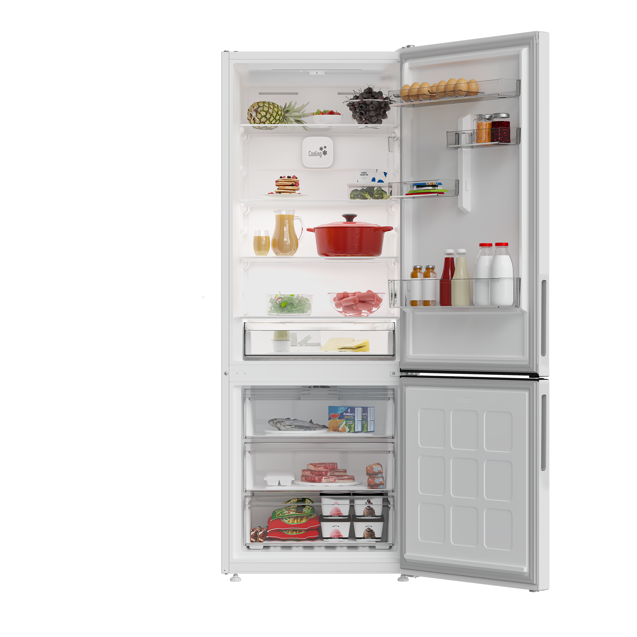 Altus ALK 472 E buzdolabı kapak açık görünüm