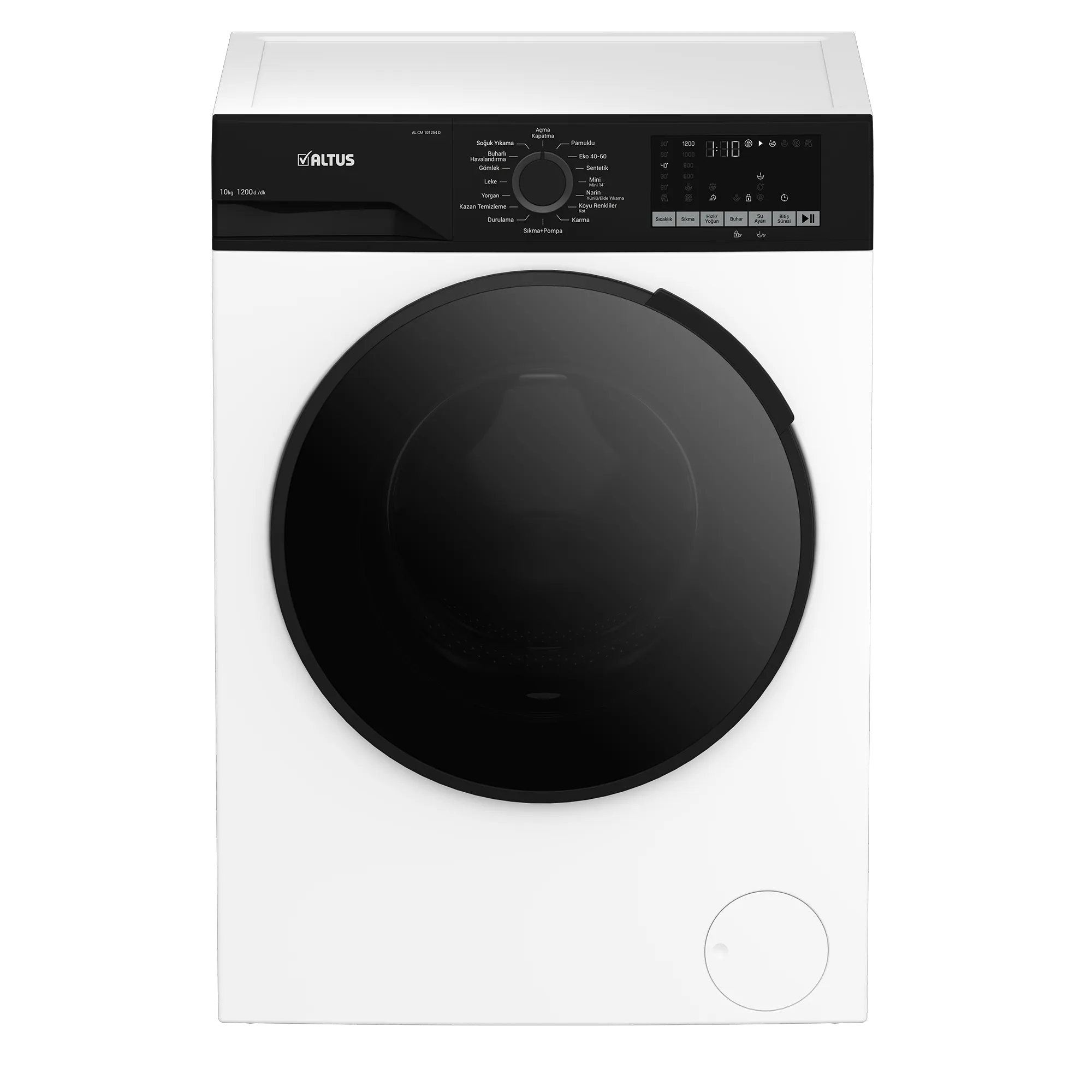 Altus AL CM 101254 D çamaşır makinesi 10 kg 1200 devir kapalı