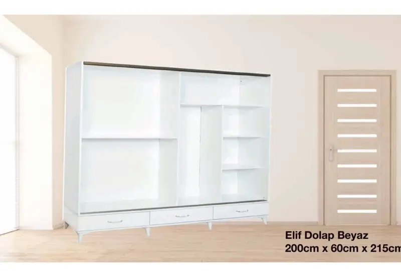 Sürgülü gardolap model 3 detay